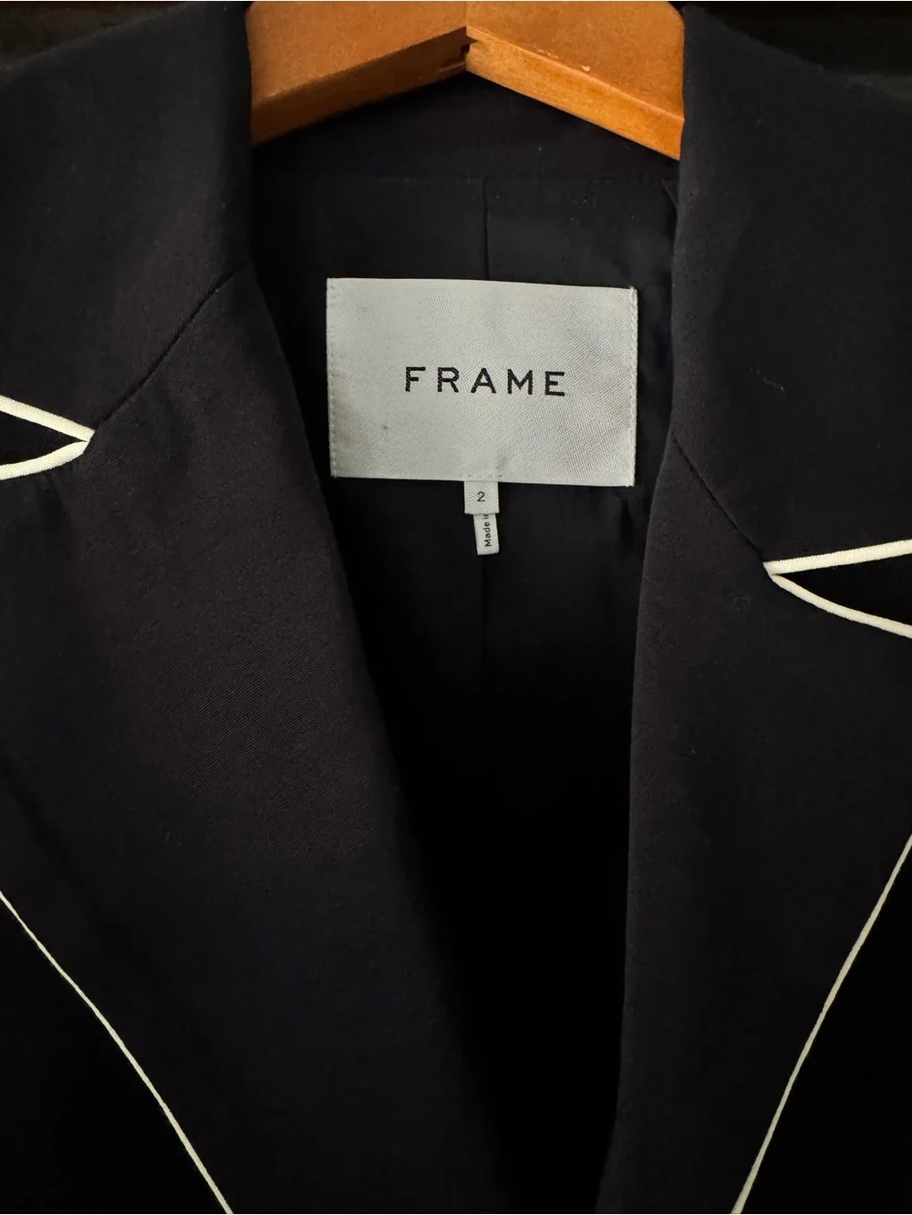 Frame Denim freshly cleaned